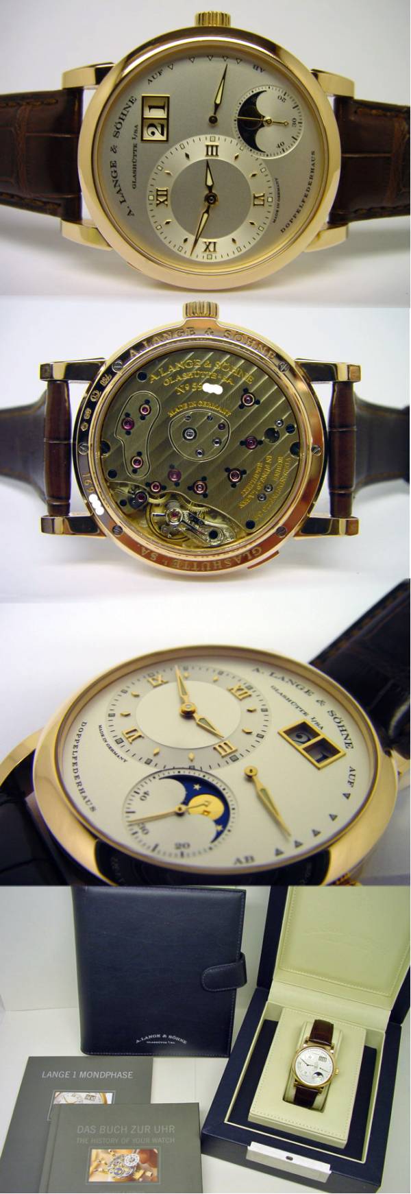 A. Lange &amp; S&ouml;hne 109.032 Lange 1 Mondphase in 18k Rotgold